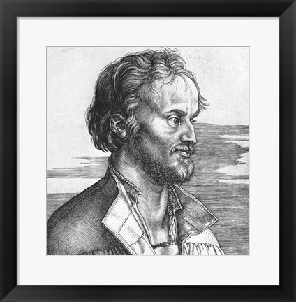 Framed Portrait of Philipp Melanchthon, 1526 Print