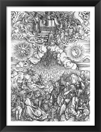 Framed Scene from the Apocalypse, The Opening of the Fifth and Sixth Seals Print