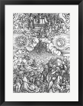 Framed Scene from the Apocalypse, The Opening of the Fifth and Sixth Seals Print