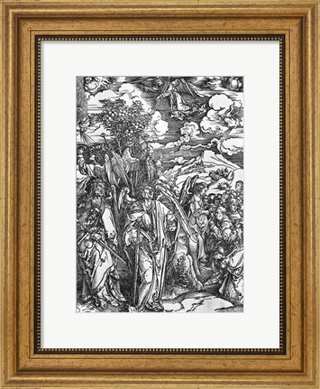 Framed Scene from the Apocalypse, The Four Angels holding the winds Print