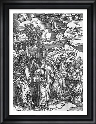 Framed Scene from the Apocalypse, The Four Angels holding the winds Print
