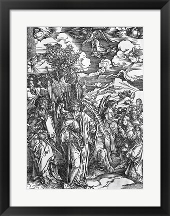 Framed Scene from the Apocalypse, The Four Angels holding the winds Print