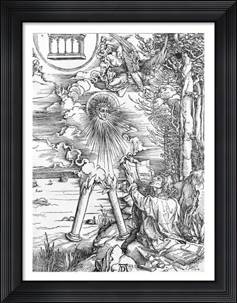 Framed Scene from the Apocalypse, St. John devouring the Book Print