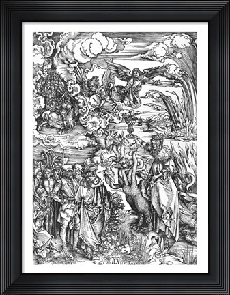 Framed Scene from the Apocalypse, the great Babylonian whore Print