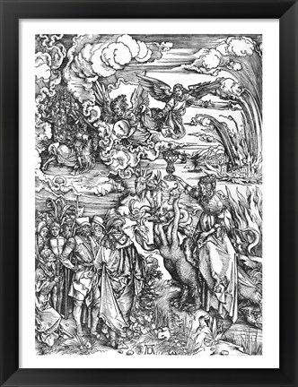 Framed Scene from the Apocalypse, the great Babylonian whore Print