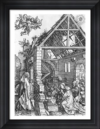 Framed Nativity, from the &#39;Life of the Virgin&#39; series, c.1503 Print