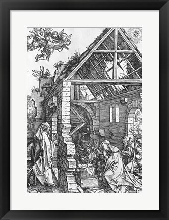 Framed Nativity, from the &#39;Life of the Virgin&#39; series, c.1503 Print