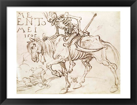 Framed Death Riding, 1505 Print