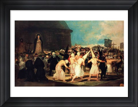 Framed Procession of Flagellants, 1815-19 Print