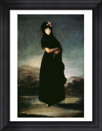 Framed Mariana Waldstein 9th Marquesa of Santa Cruz Print