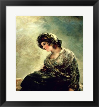 Framed Milkmaid of Bordeaux, c.1824 Print