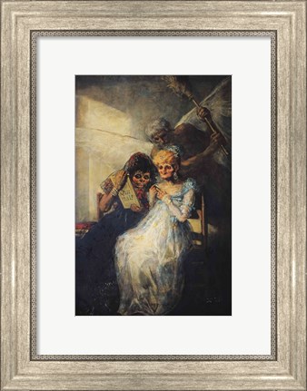 Framed Time of the Old Women, 1820 Print