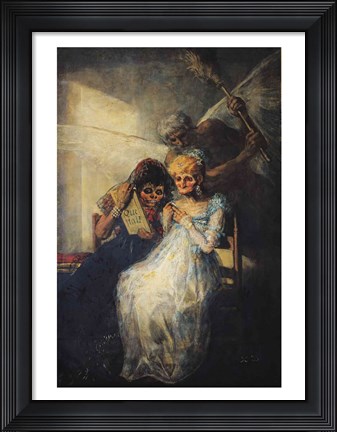 Framed Time of the Old Women, 1820 Print
