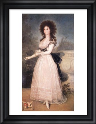 Framed Dona Tadea Arias de Enriquez, 1793-94 Print