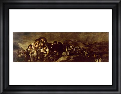 Framed Pilgrimage to San Isidro&#39;s Fountain Print