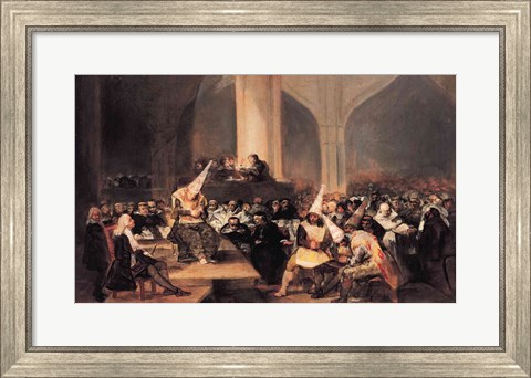 Framed Court of the Inquisition Print