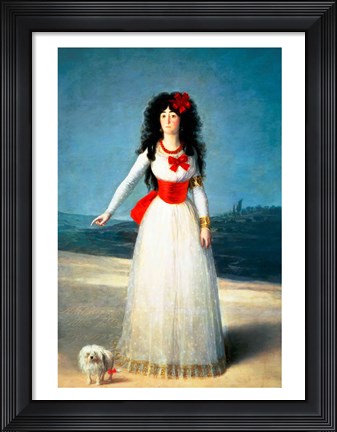 Framed Duchess of Alba, 1795 Print