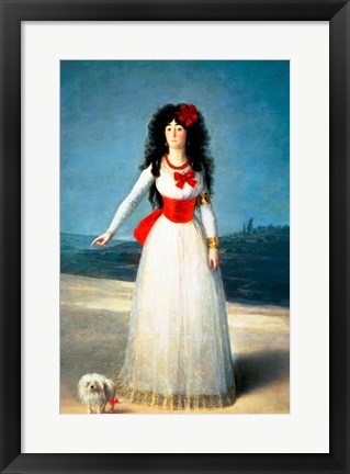 Framed Duchess of Alba, 1795 Print