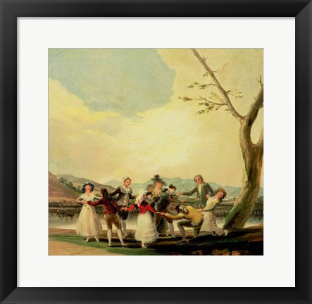 Framed Blind Man&#39;s Buff Print