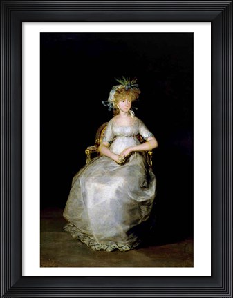 Framed Portrait of Maria Teresa Print