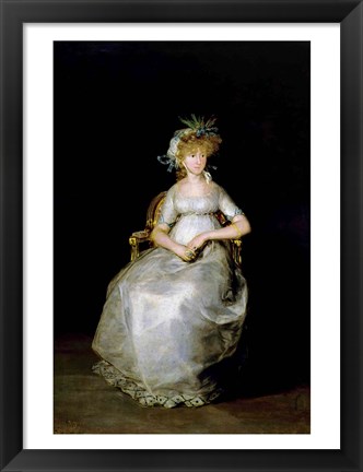 Framed Portrait of Maria Teresa Print