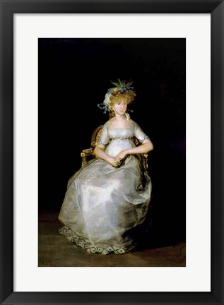 Framed Portrait of Maria Teresa Print