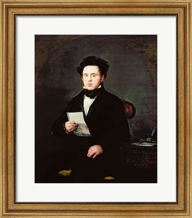 Framed Don Juan Bautista de Muguiro Print