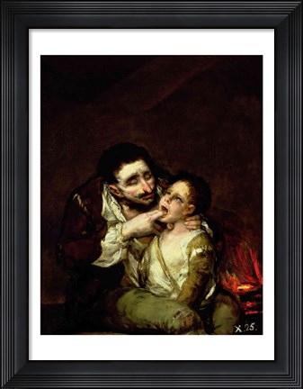Framed Lazarillo de Tormes, 1819 Print