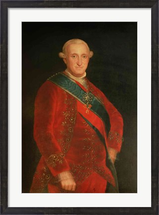 Framed Charles IV Print