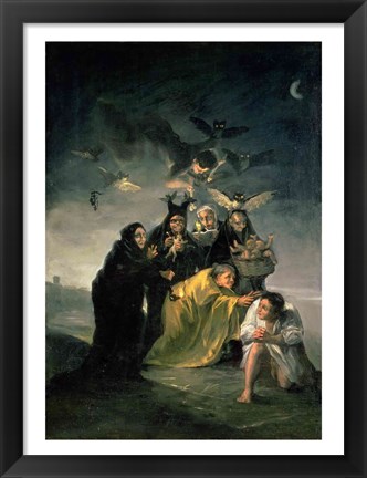 Framed Witches&#39; Sabbath Print