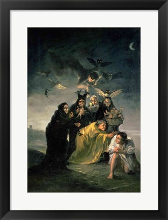 Framed Witches&#39; Sabbath Print