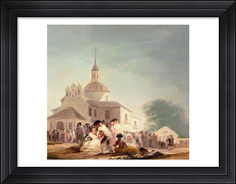 Framed Hermitage of San Isidro, Madrid, 1788 Print