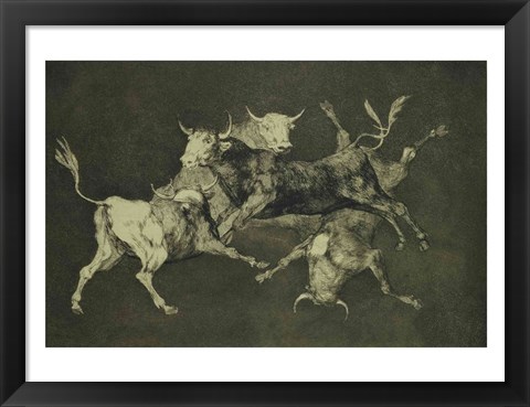 Framed Folly of the Bulls, from the Follies series Print