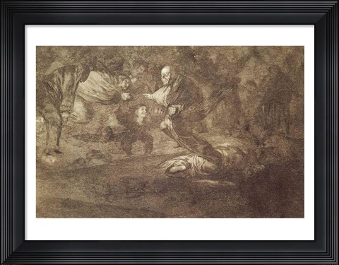Framed Funereal Riddle Print