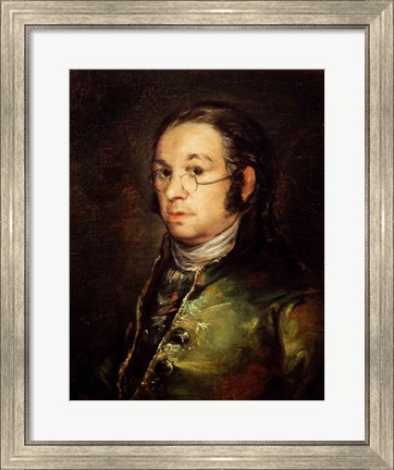 Framed Self Portrait with Glasses Print