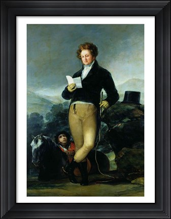 Framed Portrait of Don Francisco de Borja Tellez Giron Print