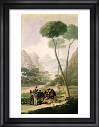 Framed Fall or The Accident, 1787 Print