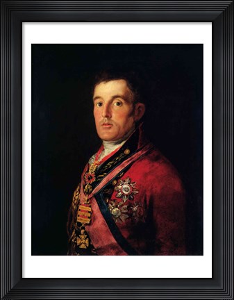 Framed Duke of Wellington Print