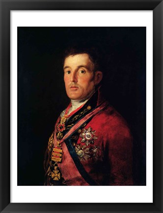 Framed Duke of Wellington Print