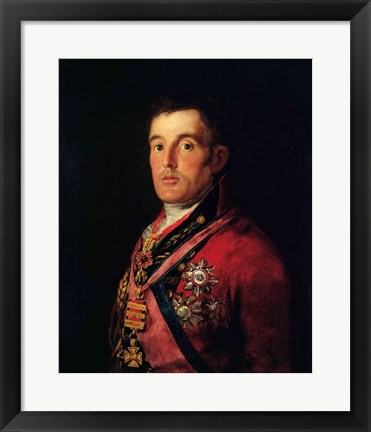 Framed Duke of Wellington Print