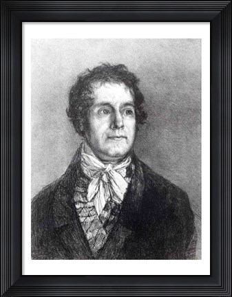 Framed Cyprien Gaulon Print