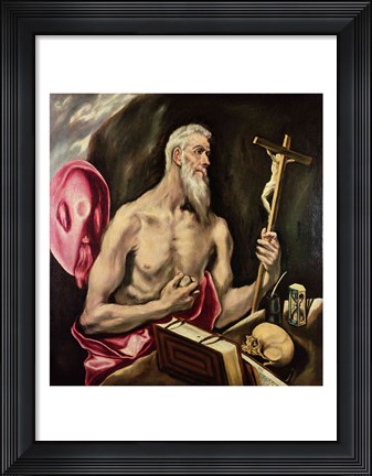 Framed St. Jerome Print