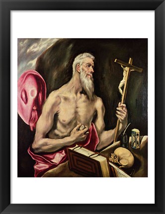 Framed St. Jerome Print