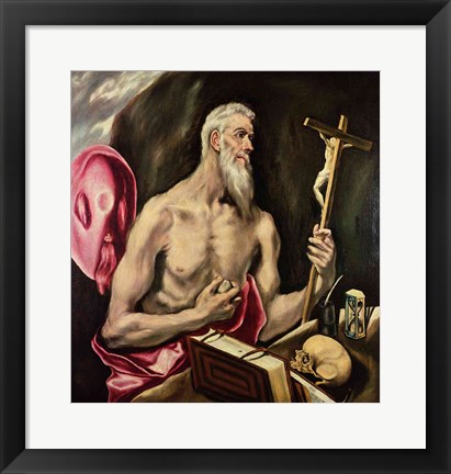 Framed St. Jerome Print