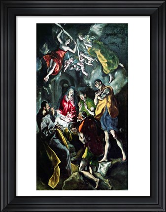 Framed Adoration of the Shepherds Print