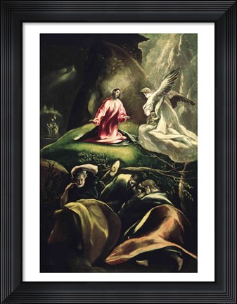 Framed Agony in the Garden Print