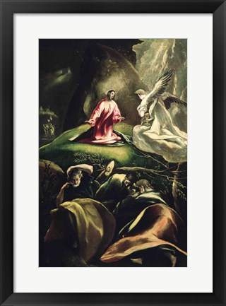 Framed Agony in the Garden Print