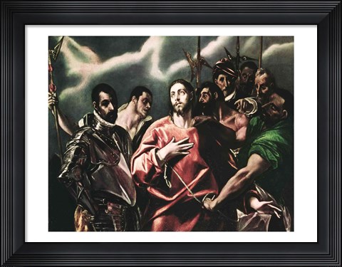 Framed Disrobing of Christ Print