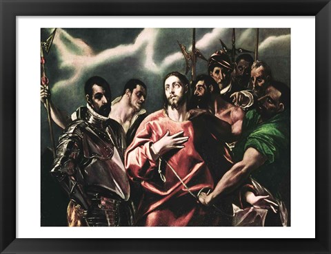 Framed Disrobing of Christ Print