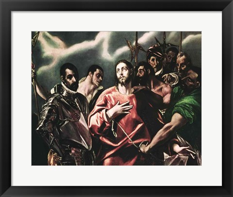 Framed Disrobing of Christ Print